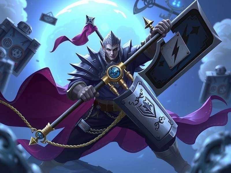 Powerful Mace Warlord Game Banner